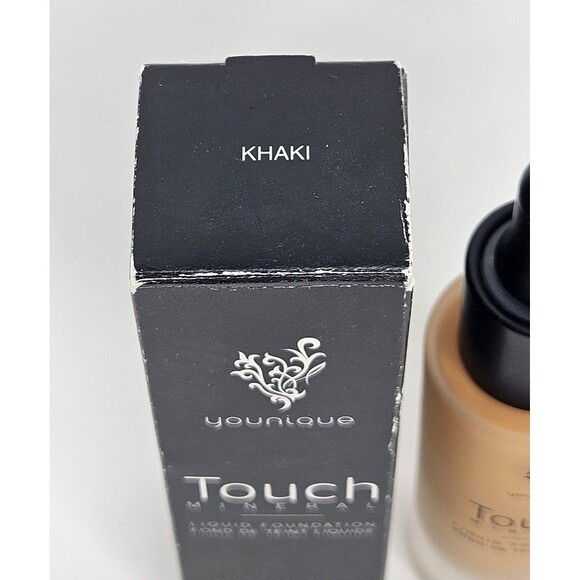 Younique Mineral Touch Liquid Foundation in Khaki .68 fl oz New in Box - Picture 2 of 6